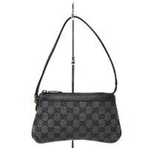 Gucci GG Canvas Shoulder Bag Accessory Clutch Gray